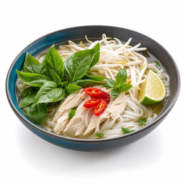 41. Bún Gà / Rice Noodles w/ Chicken.