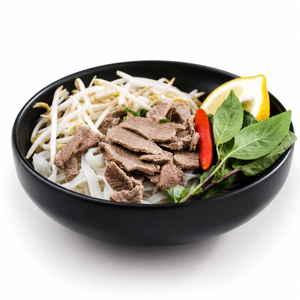 10. Tái, Gân / Rare Steak & Tendon.