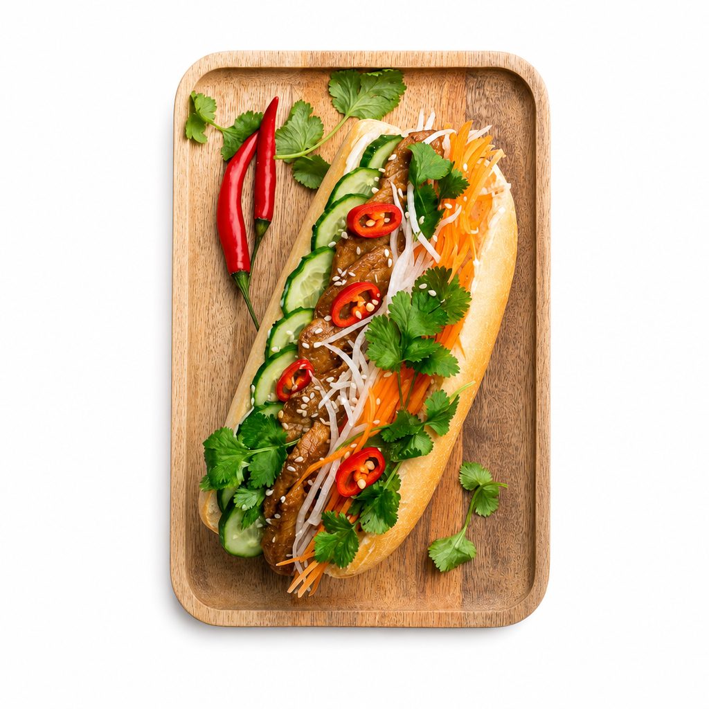 29. Bami Gà / Grilled Chicken.