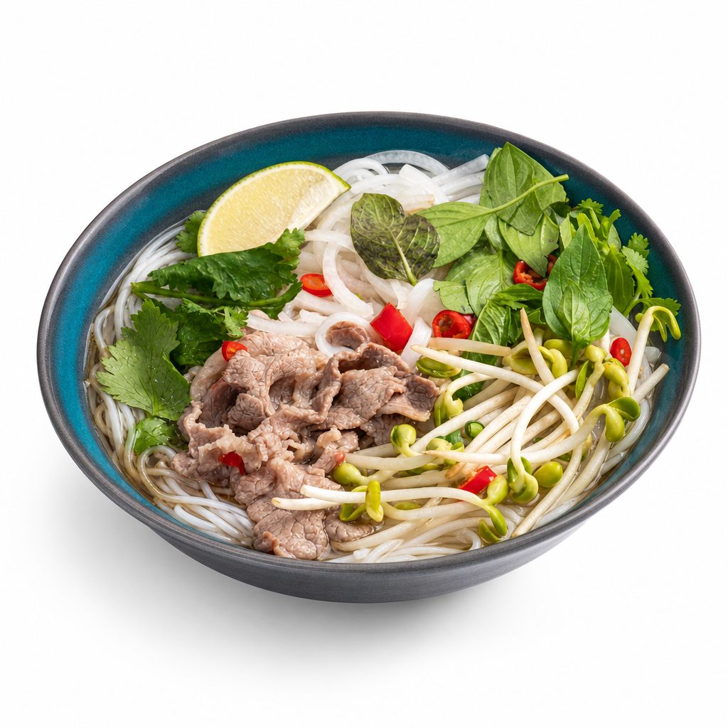 38. Bún Thịt Nướng / Rice Noodle w/Grilled Pork.