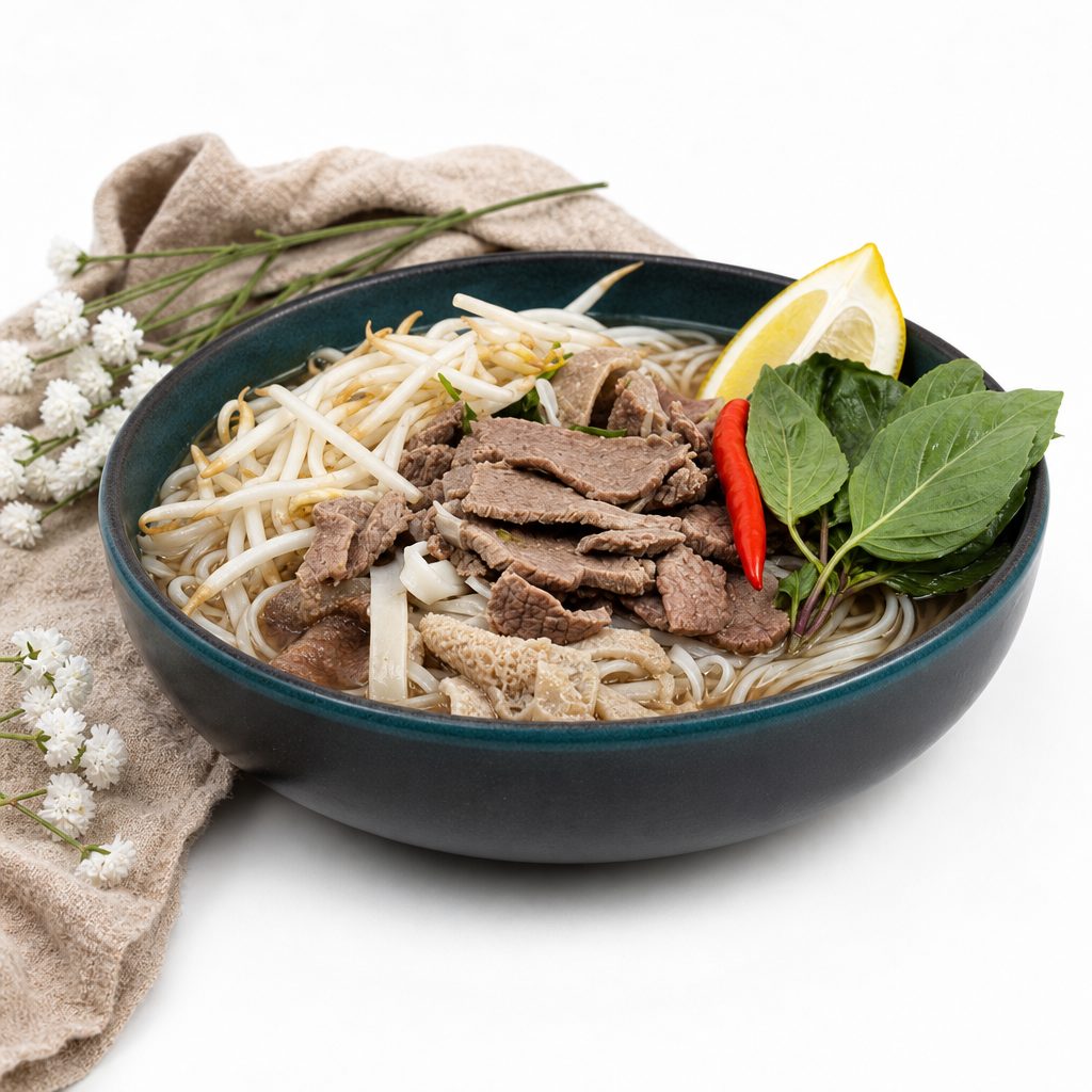 3. Chín, Gàu, Gân, Sách / Well Done, Flank, Brisket, Tendon & Tripe.