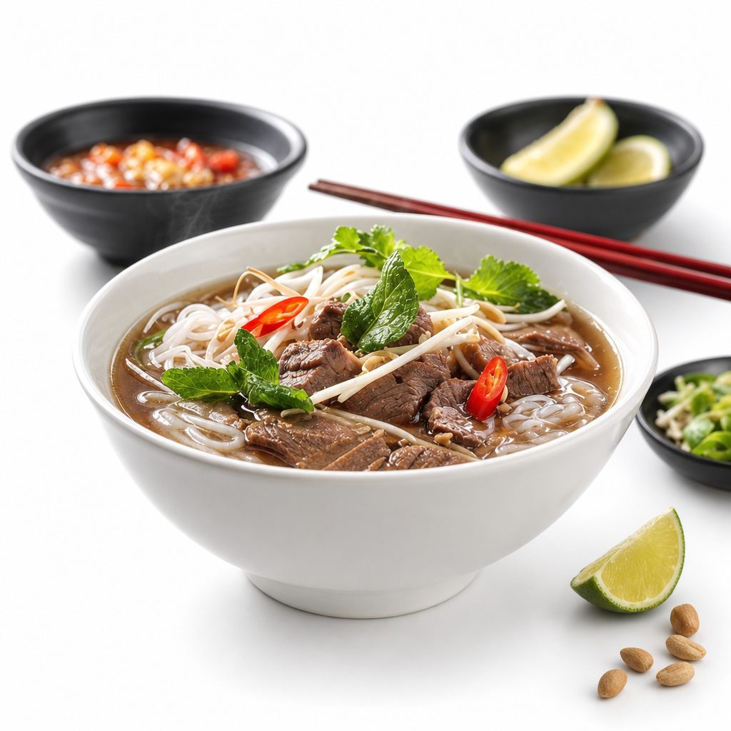 Beef Oxtails Pho/ Pho Duoi Bo.
