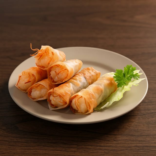 22A. Goi Cuon Tom (2) / Shrimp Spring Rolls.