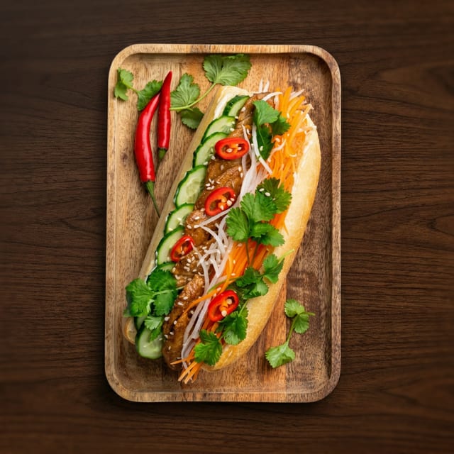 28. Bami Thịt Nướng / Grilledpork.