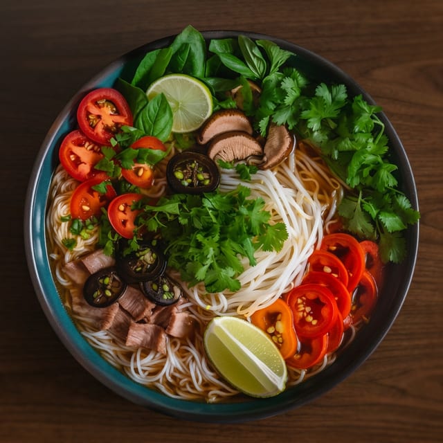 17. Phở Rau Luộc / Steamed Vegetable.