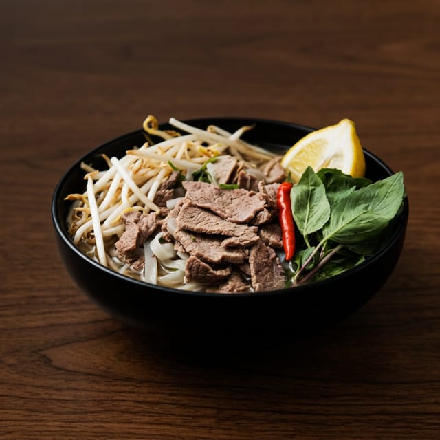 10. Tái, Gân / Rare Steak & Tendon.