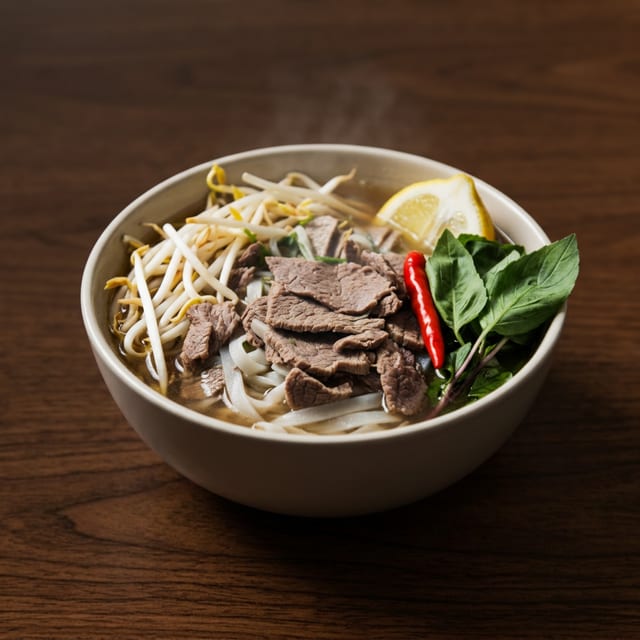 2. Tái, Gàu, Gân, Sách / Rare Steak, Flank, Brisket, Tendon & Tripe.