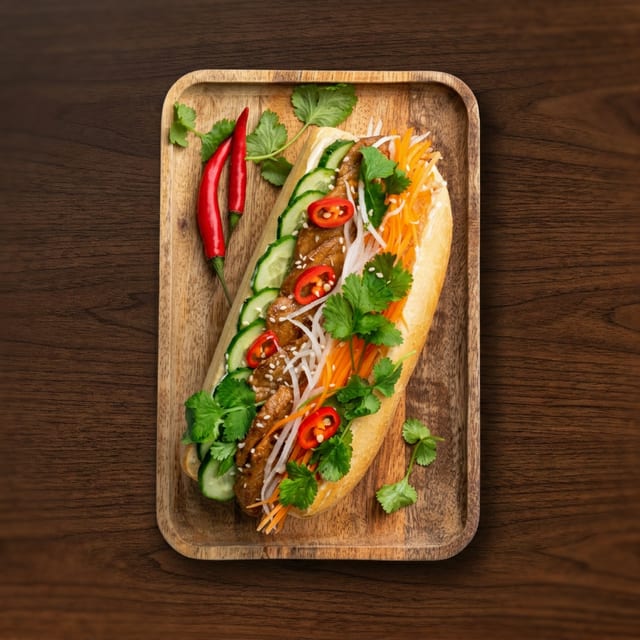 29. Bami Gà / Grilled Chicken.
