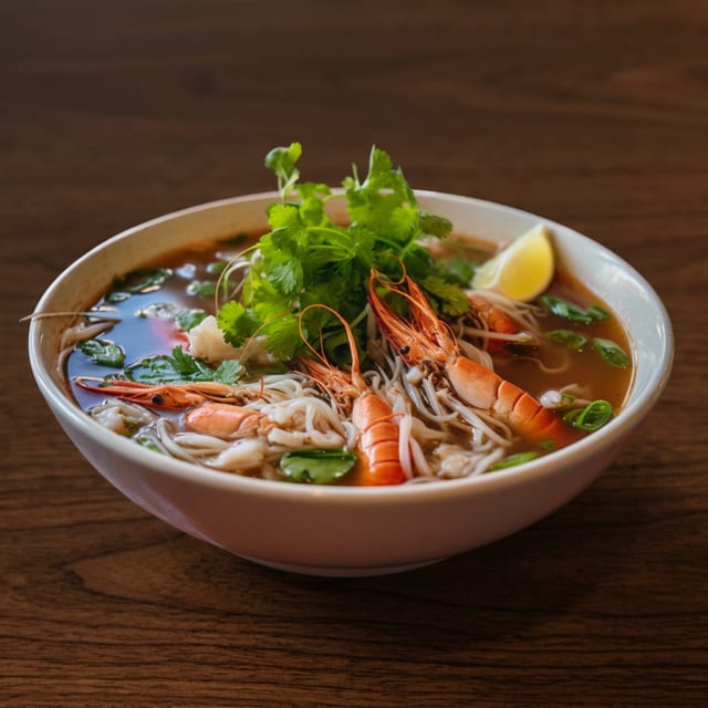 15. Seafood Soup / Crab, Fishballs, Shrimp & Squid.