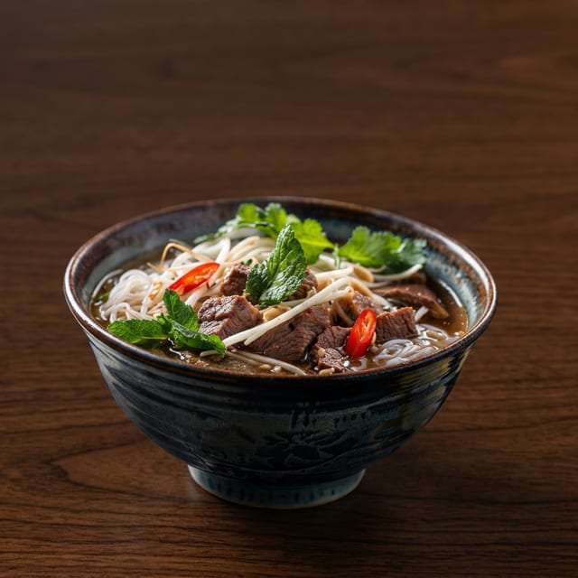 Beef Oxtails Pho/ Pho Duoi Bo.