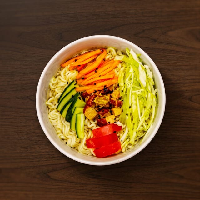 43. Bún Chay / Vegetarian Rice Noodle-Strips of Tofu.