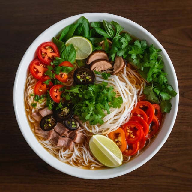 42. Bún Bò Nướng / Rice Noodles w/ Grilled Beef.